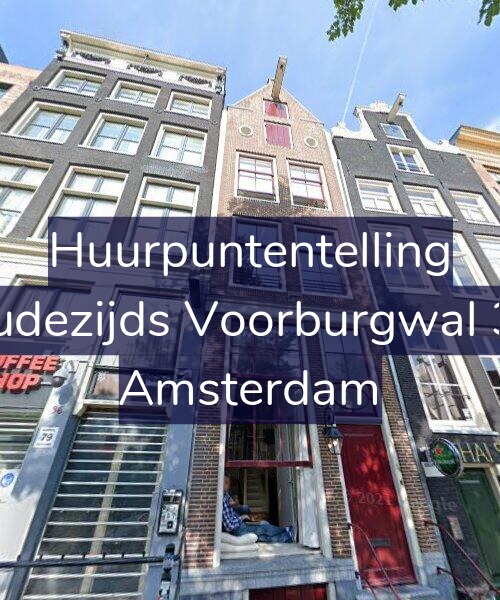 Foto gevel Huurpuntentelling voor Oudezijds Voorburgwal 34, Amsterdam