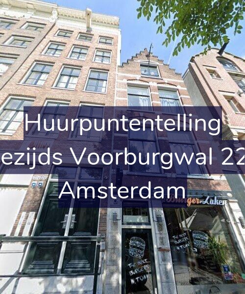 Foto gevel Huurpuntentelling voor Oudezijds Voorburgwal 222-B, Amsterdam