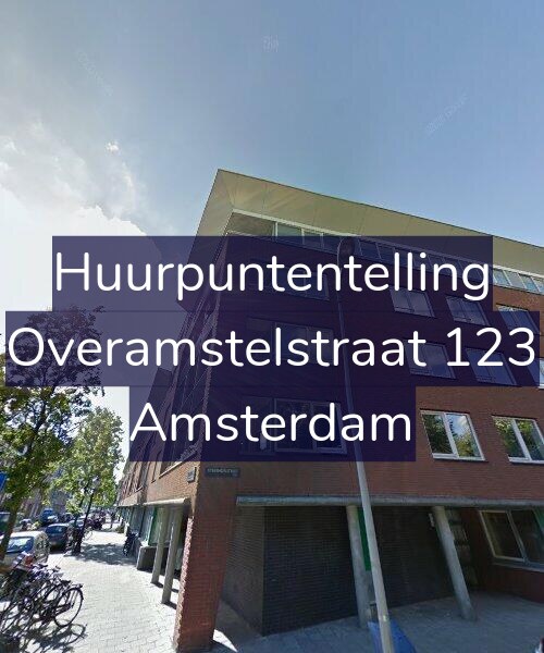 Foto gevel Huurpuntentelling voor Overamstelstraat 123, Amsterdam