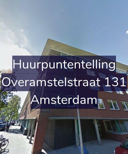 Foto gevel Huurpuntentelling voor Overamstelstraat 131, Amsterdam