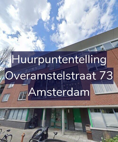 Foto gevel Huurpuntentelling voor Overamstelstraat 73, Amsterdam