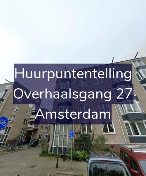 Foto gevel Huurpuntentelling voor Overhaalsgang 27, Amsterdam