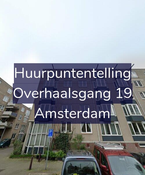 Foto gevel Huurpuntentelling voor Overhaalsgang 19, Amsterdam