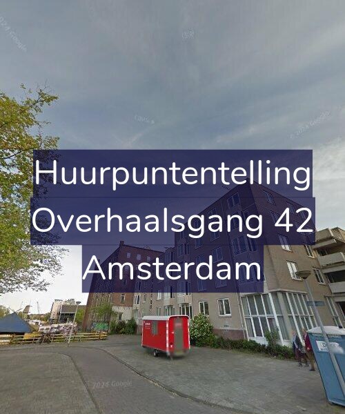 Foto gevel Huurpuntentelling voor Overhaalsgang 42, Amsterdam