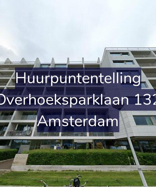 Foto gevel Huurpuntentelling voor Overhoeksparklaan 132, Amsterdam