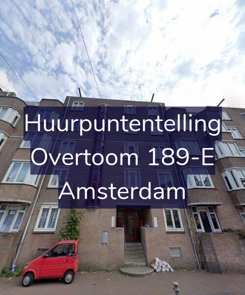 Foto gevel Huurpuntentelling voor Overtoom 189-E, Amsterdam
