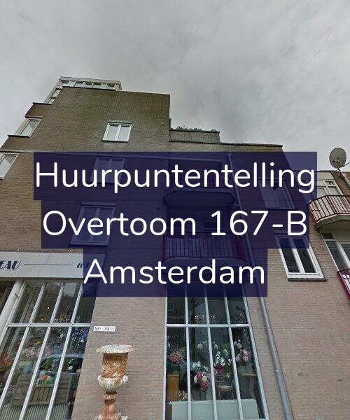 Foto gevel Huurpuntentelling voor Overtoom 167-B, Amsterdam