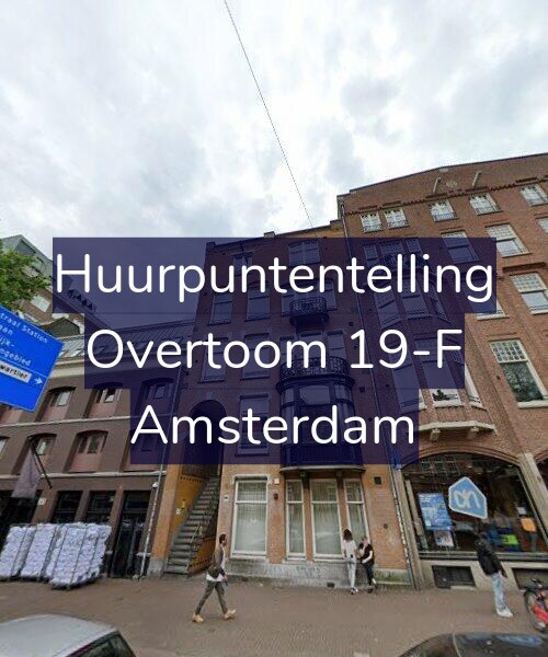 Foto gevel Huurpuntentelling voor Overtoom 19-F, Amsterdam