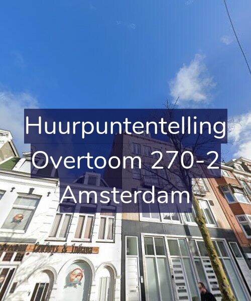 Foto gevel Huurpuntentelling voor Overtoom 270-2, Amsterdam