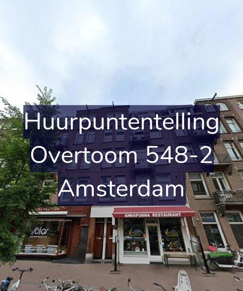 Foto gevel Huurpuntentelling voor Overtoom 548-2, Amsterdam