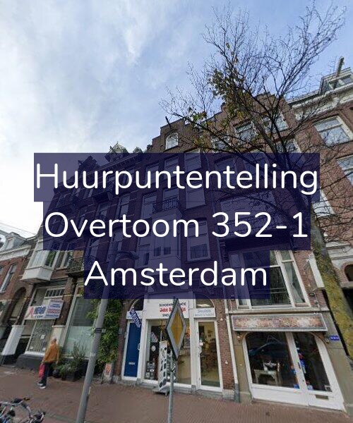 Foto gevel Huurpuntentelling voor Overtoom 352-1, Amsterdam