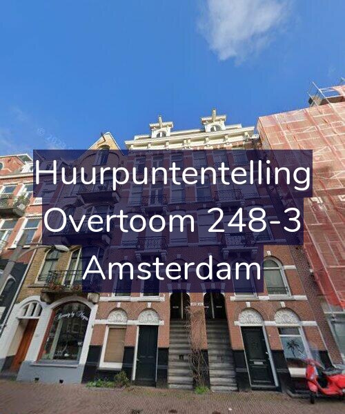 Foto gevel Huurpuntentelling voor Overtoom 248-3, Amsterdam
