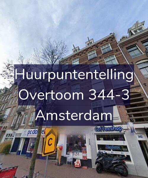 Foto gevel Huurpuntentelling voor Overtoom 344-3, Amsterdam