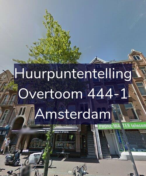 Foto gevel Huurpuntentelling voor Overtoom 444-1, Amsterdam