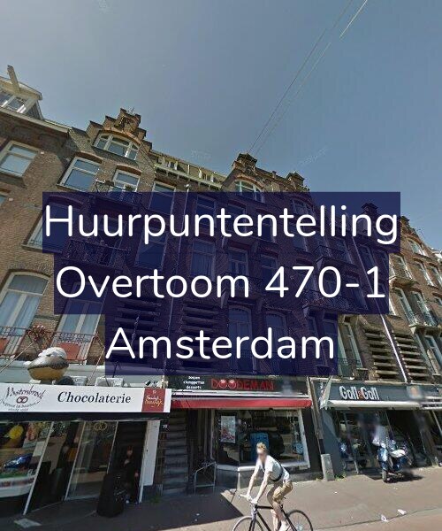 Foto gevel Huurpuntentelling voor Overtoom 470-1, Amsterdam