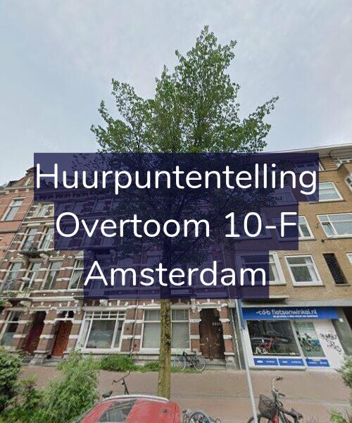 Foto gevel Huurpuntentelling voor Overtoom 10-F, Amsterdam