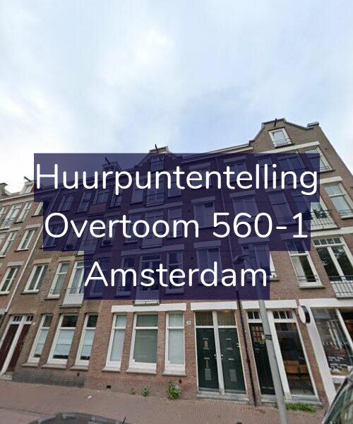 Foto gevel Huurpuntentelling voor Overtoom 560-1, Amsterdam