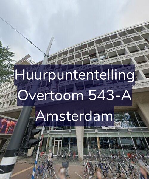 Foto gevel Huurpuntentelling voor Overtoom 543-A, Amsterdam