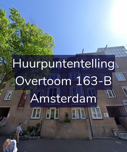 Foto gevel Huurpuntentelling voor Overtoom 163-B, Amsterdam