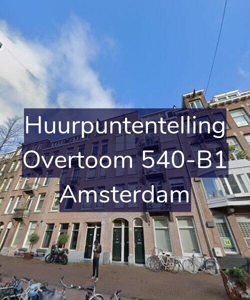 Foto gevel Huurpuntentelling voor Overtoom 540-B1, Amsterdam