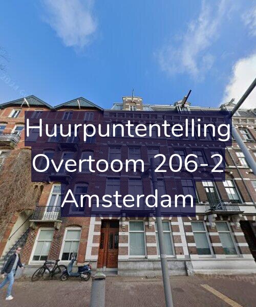Foto gevel Huurpuntentelling voor Overtoom 206-2, Amsterdam