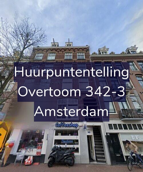 Foto gevel Huurpuntentelling voor Overtoom 342-3, Amsterdam
