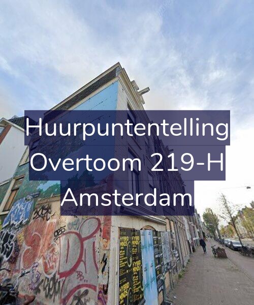 Foto gevel Huurpuntentelling voor Overtoom 219-H, Amsterdam