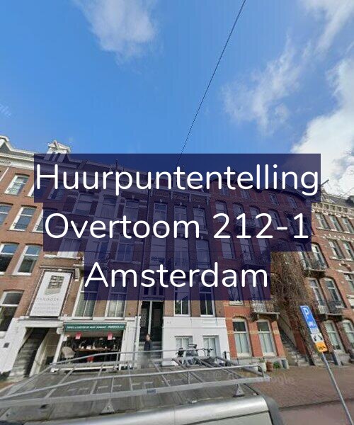 Foto gevel Huurpuntentelling voor Overtoom 212-1, Amsterdam
