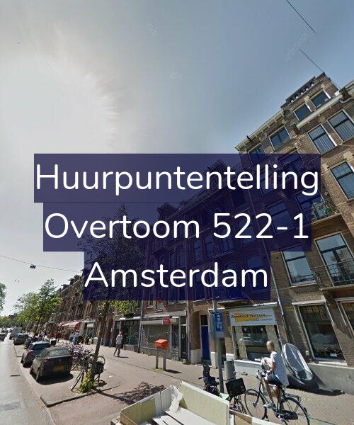 Foto gevel Huurpuntentelling voor Overtoom 522-1, Amsterdam
