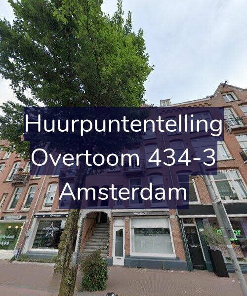Foto gevel Huurpuntentelling voor Overtoom 434-3, Amsterdam