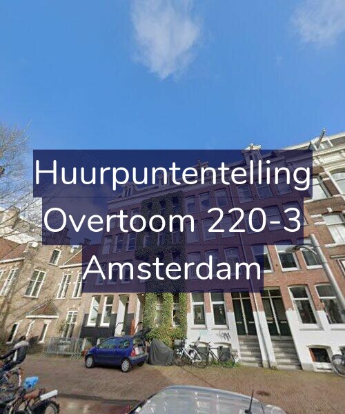 Foto gevel Huurpuntentelling voor Overtoom 220-3, Amsterdam