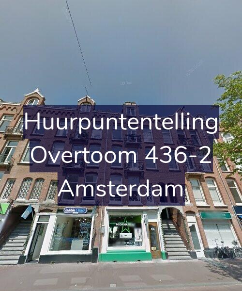 Foto gevel Huurpuntentelling voor Overtoom 436-2, Amsterdam