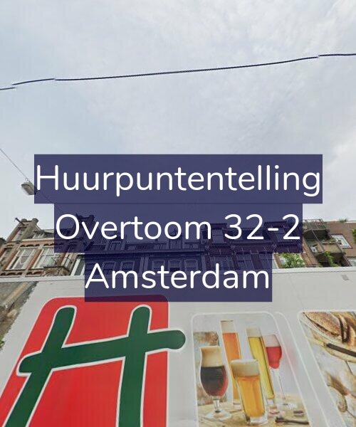 Foto gevel Huurpuntentelling voor Overtoom 32-2, Amsterdam