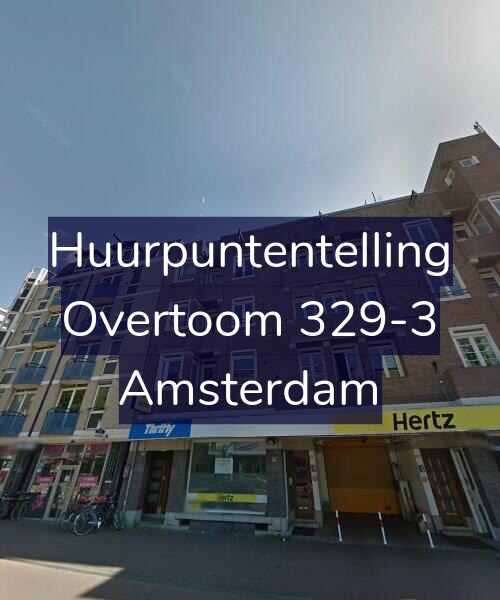 Foto gevel Huurpuntentelling voor Overtoom 329-3, Amsterdam