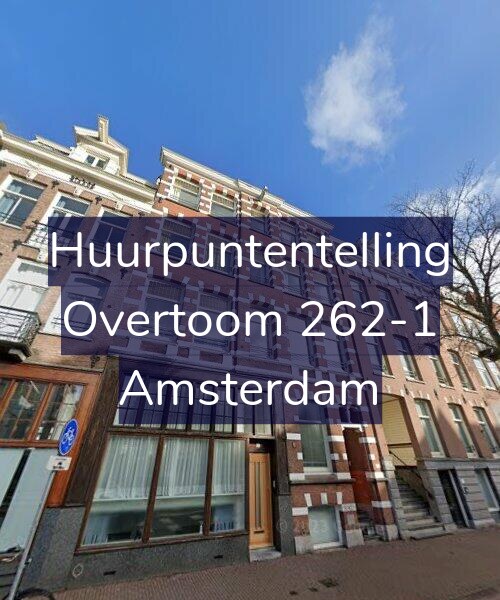 Foto gevel Huurpuntentelling voor Overtoom 262-1, Amsterdam