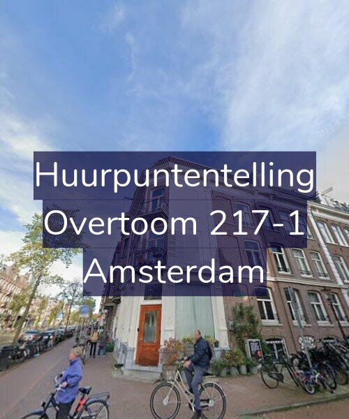 Foto gevel Huurpuntentelling voor Overtoom 217-1, Amsterdam