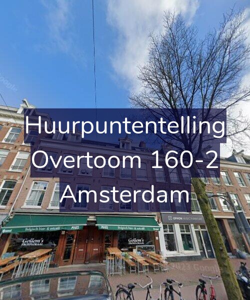 Foto gevel Huurpuntentelling voor Overtoom 160-2, Amsterdam