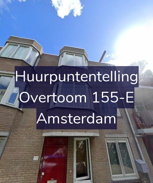 Foto gevel Huurpuntentelling voor Overtoom 155-E, Amsterdam