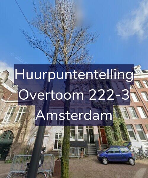 Foto gevel Huurpuntentelling voor Overtoom 222-3, Amsterdam