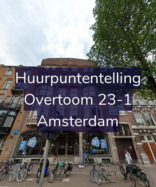 Foto gevel Huurpuntentelling voor Overtoom 23-1, Amsterdam