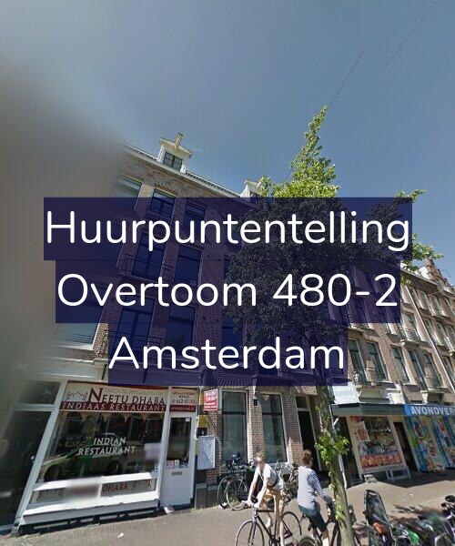 Foto gevel Huurpuntentelling voor Overtoom 480-2, Amsterdam