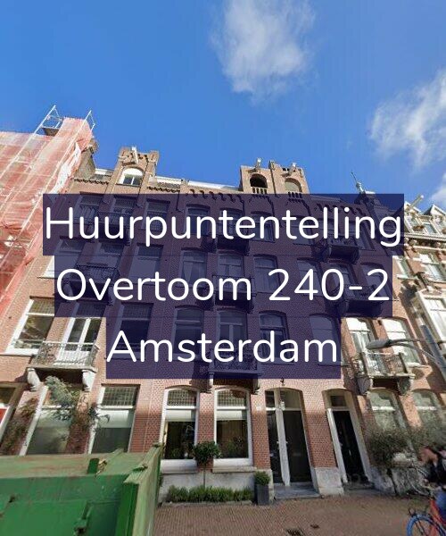Foto gevel Huurpuntentelling voor Overtoom 240-2, Amsterdam