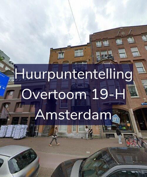Foto gevel Huurpuntentelling voor Overtoom 19-H, Amsterdam