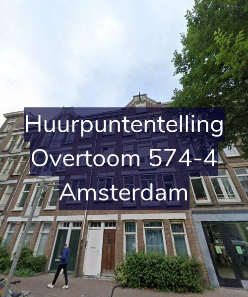 Foto gevel Huurpuntentelling voor Overtoom 574-4, Amsterdam