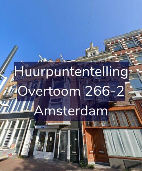 Foto gevel Huurpuntentelling voor Overtoom 266-2, Amsterdam