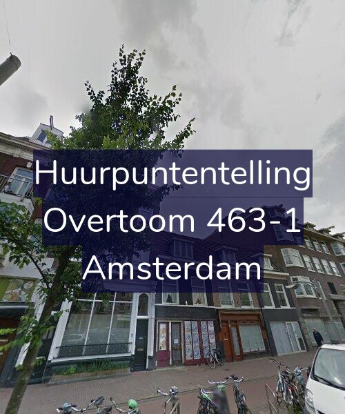 Foto gevel Huurpuntentelling voor Overtoom 463-1, Amsterdam