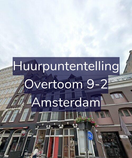 Foto gevel Huurpuntentelling voor Overtoom 9-2, Amsterdam