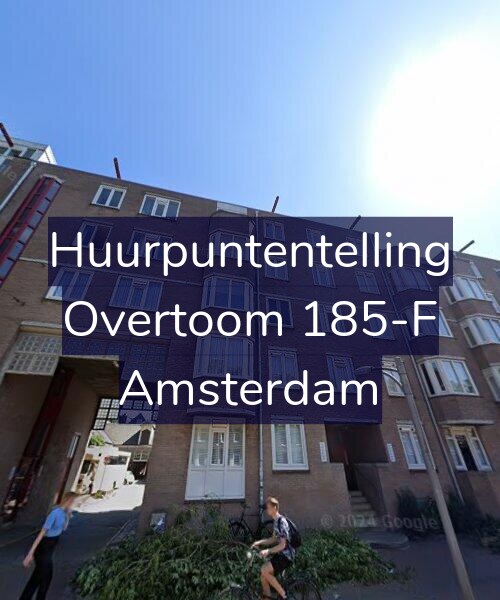 Foto gevel Huurpuntentelling voor Overtoom 185-F, Amsterdam