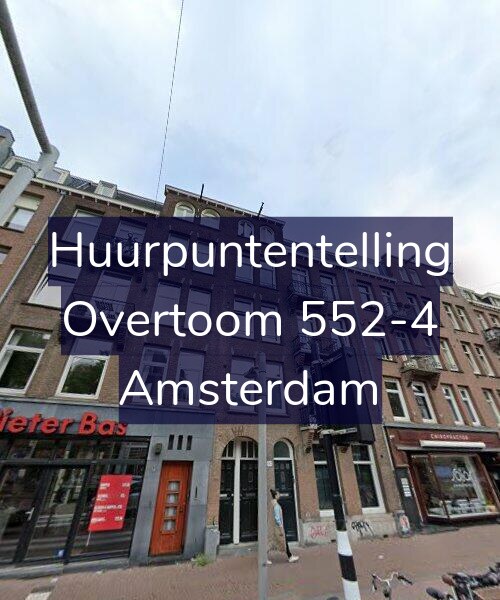 Foto gevel Huurpuntentelling voor Overtoom 552-4, Amsterdam