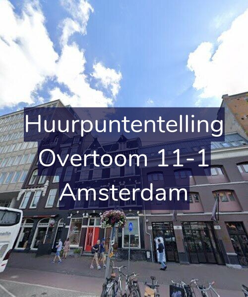 Foto gevel Huurpuntentelling voor Overtoom 11-1, Amsterdam